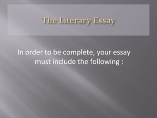 HOW IT LOOKS
INTRODUCTION
BODY
CONCLUSION
ARGUMENT 1
ARGUMENT 2
ARGUMENT 3
 