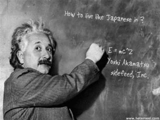How to live like Japanese in ? Yoski Akamatsu 