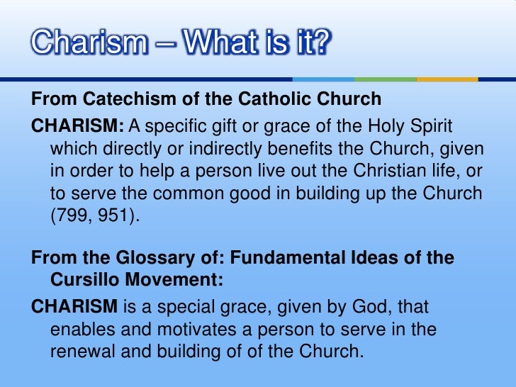 How To Live Our Cursillo Charism 
