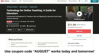 Use coupon code “AUGUST” works today and tomorrow!
 