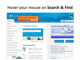 Hover your mouse on Search & Find

     Hover your mouse on
     Search & Find
 