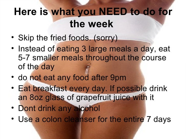 how to lose 10 pounds fast in one week