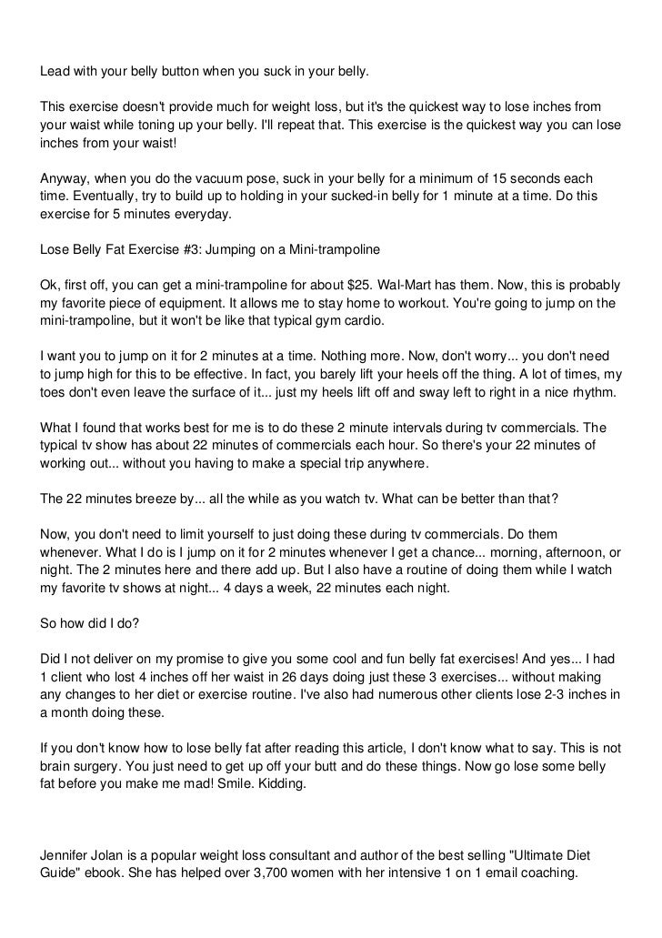 How To Lose Belly Fat slideshare