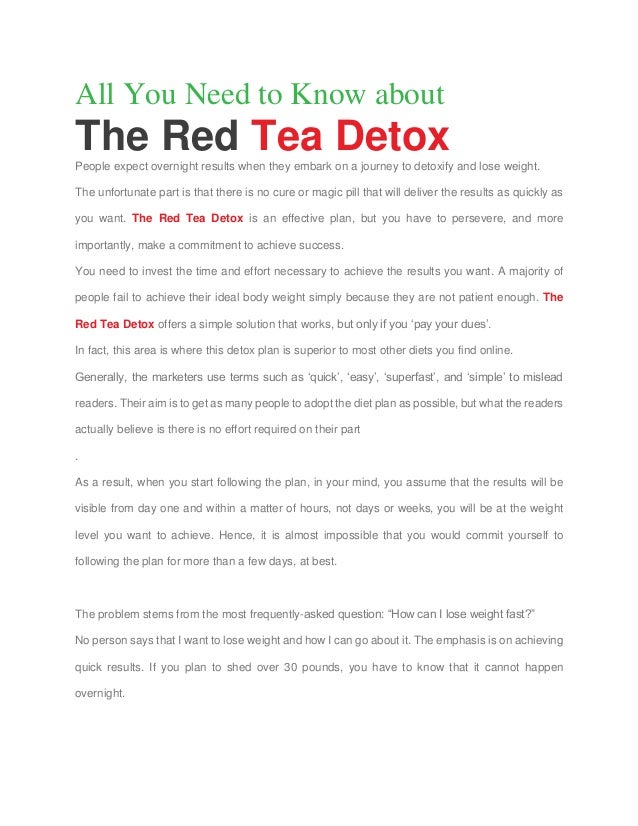 How To Lose Belly Fat Fast Red Tea Detox Reviews how to lose belly fat fast red tea