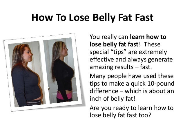 how to lose stomach fat extremely fast