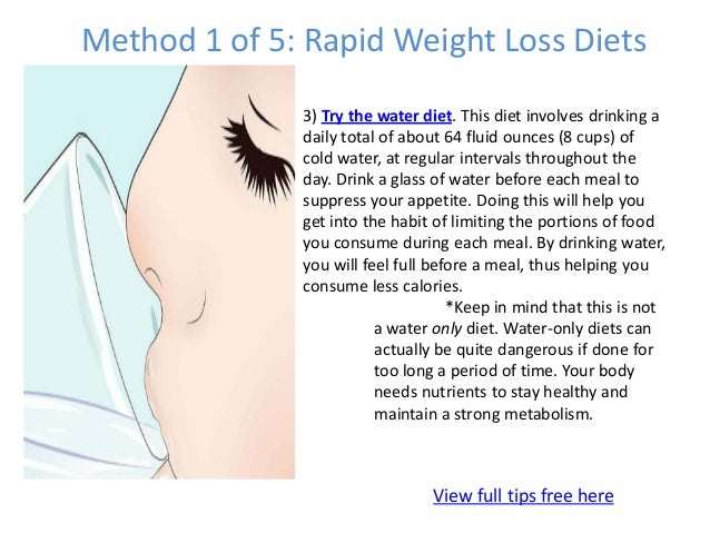 How To Lose Water Retention