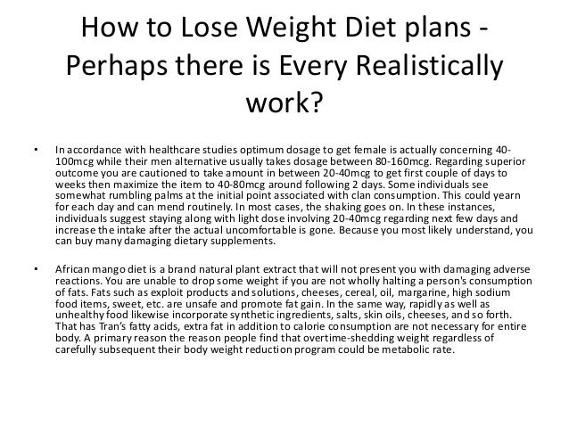 diet plan to lose weight fast in a month