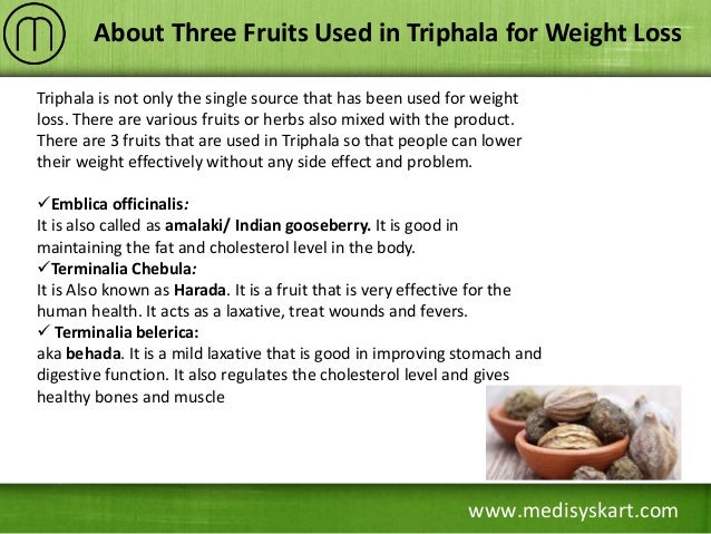 What is Triphala used for?