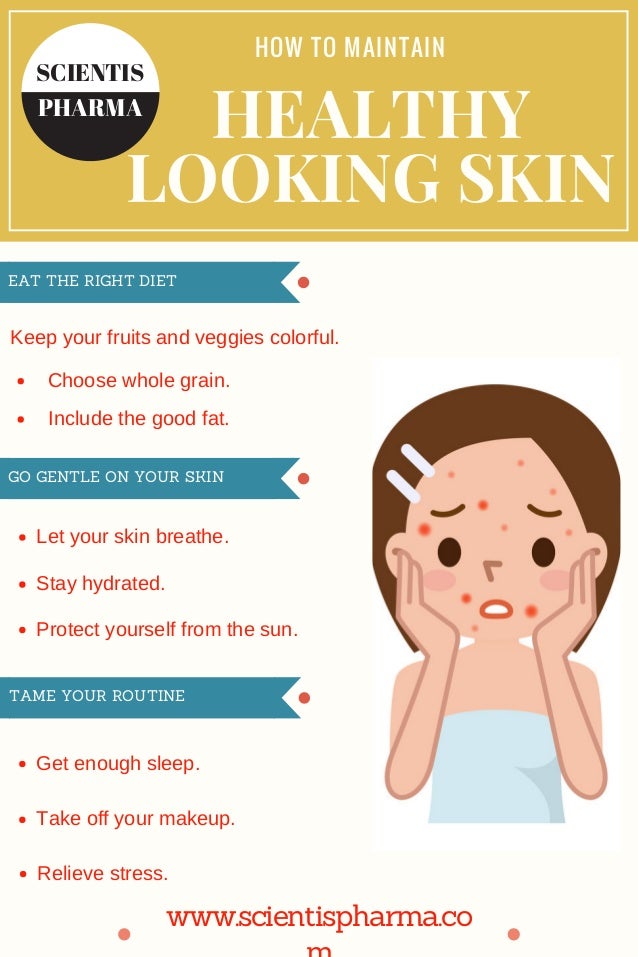 healthy looking skin