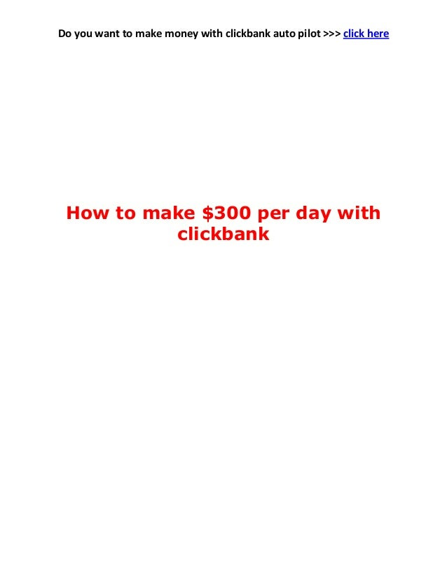 How To Make 300 Clickbank With Youtube - 