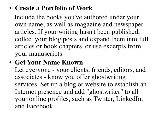 how to create a career portfolio