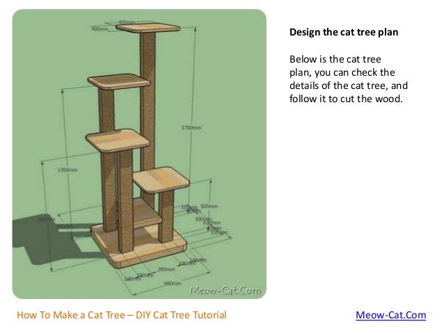 How to make a cat tree with solid wood