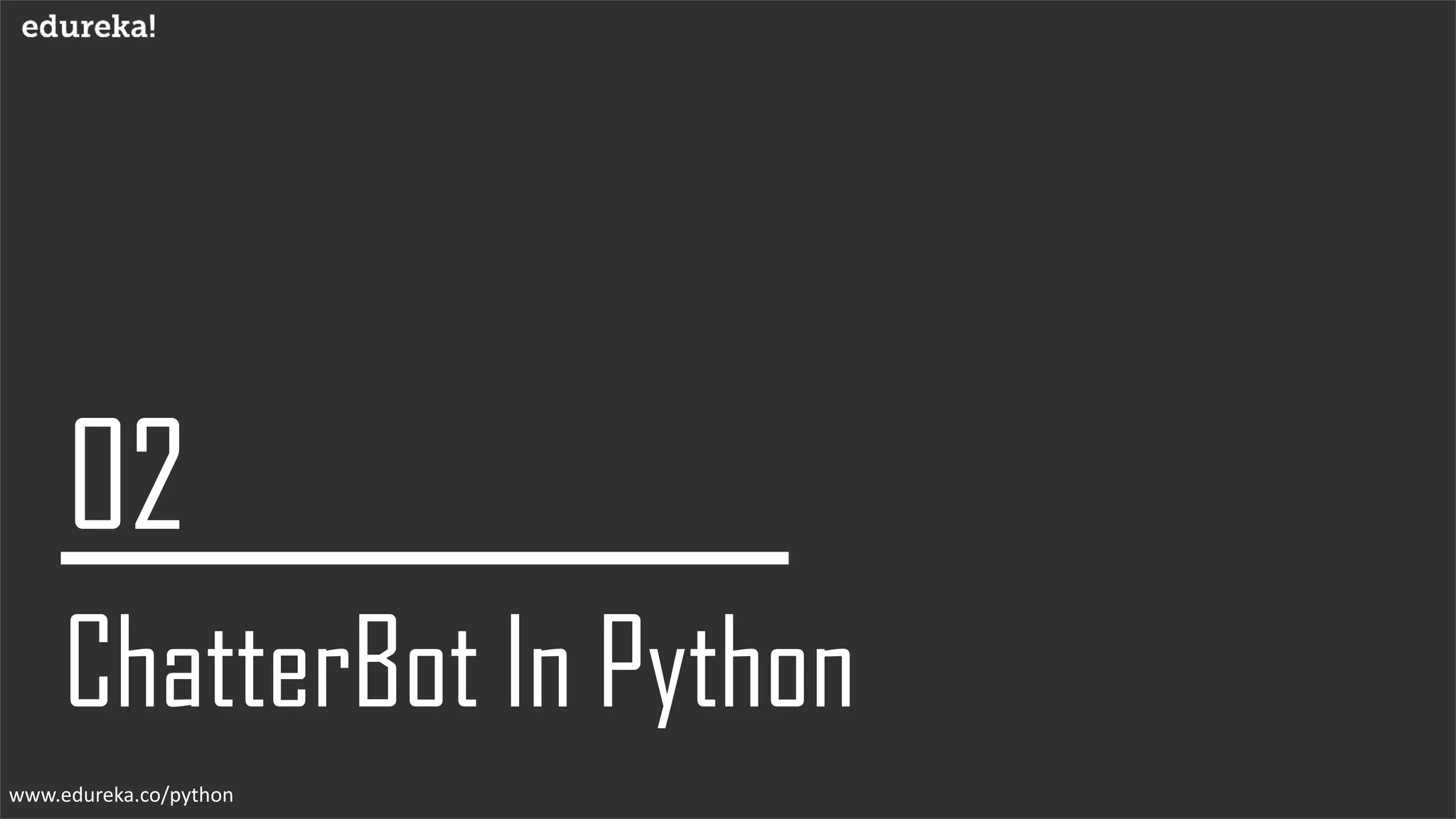How To Make A Chatbot In Python Edureka PDF
