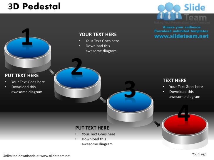 How To Make Achievement 3 D Pedestal Powerpoint Slides And Ppt Diagra How Do I Make A Powerpoint Template