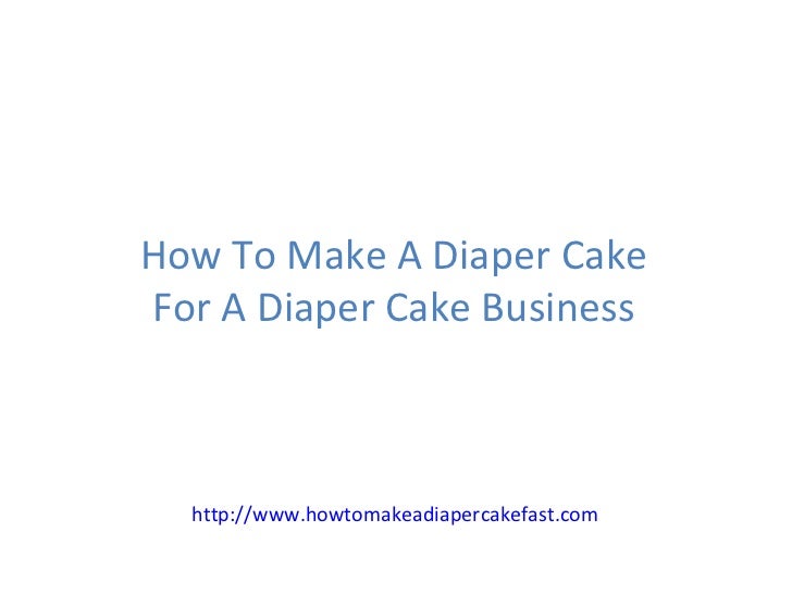diaper cake business