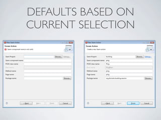 DEFAULTS BASED ON
CURRENT SELECTION
 