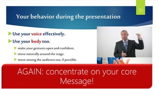 How to make a good presentation Slide 10