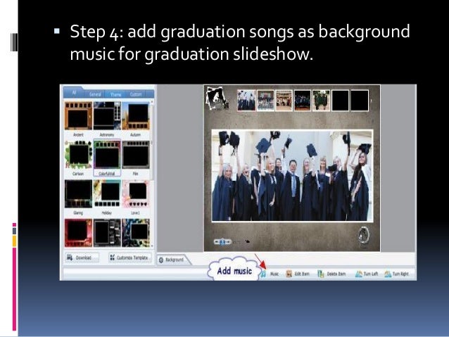 how to make a good graduation slideshow with graduation graduation slideshow template