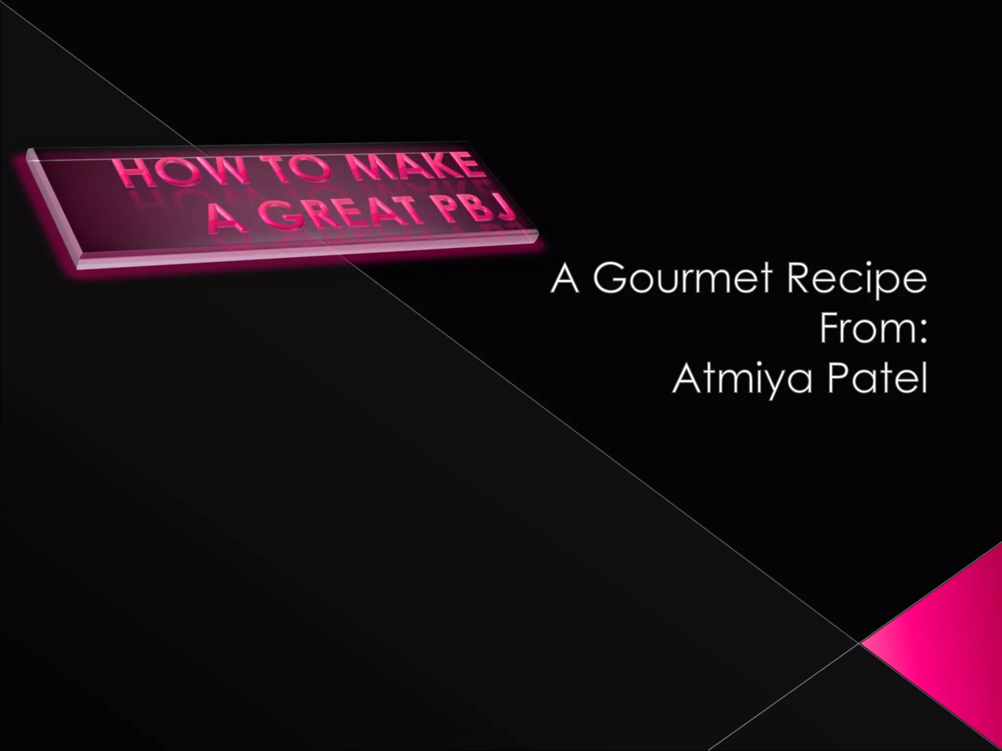 How To Make A Great Pbj