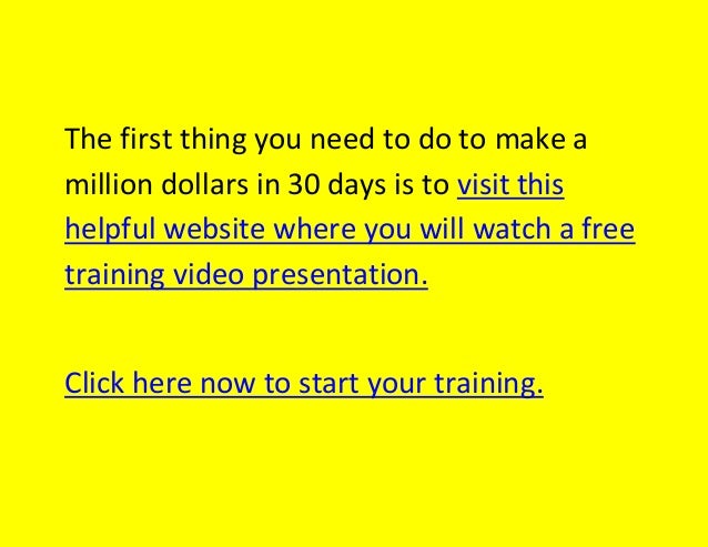 How to make million dollars in forex