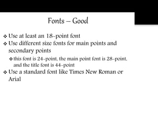 How to make an effective power point presentation | PPT