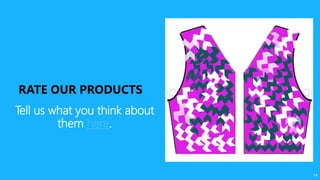 14
Tell us what you think about
them here.
 