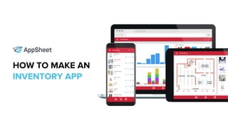 How to Make an Inventory App | No Code App Development | PDF