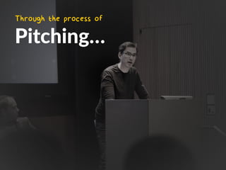 Through the process of
Pitching…
 