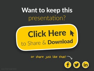 a presentaEon by:
Need some help?
DECK ROOSTER
(with your next presentaCon)
Talk to us
www.deckrooster.com
Click here
 