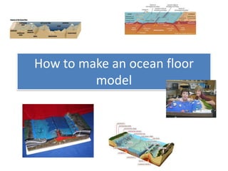 How to make an ocean floor
         model
 