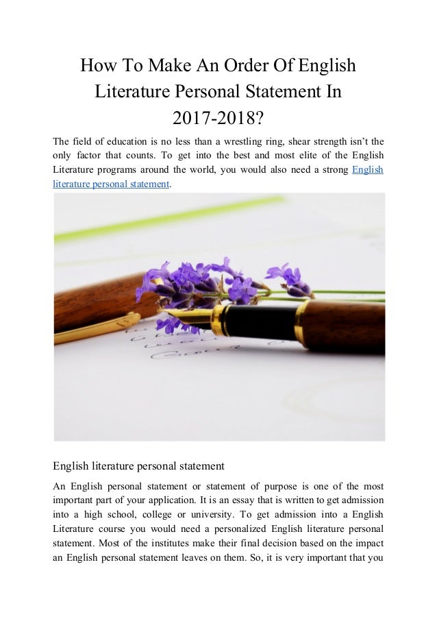 Poetry statement examples image