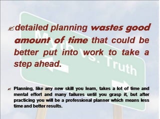 How to make a personal plan that really works: Practical approach