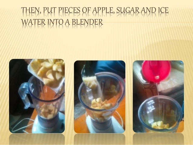 How to make apple juice