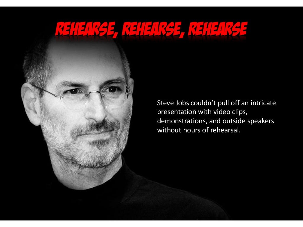 How to make a presentation like Steve Jobs