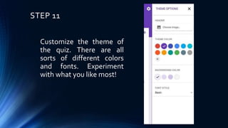 How to Make a Quiz Using Google Forms ppt.pptx
