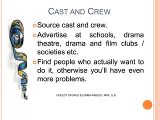 How to make a short film