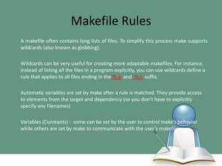 Introduction to Makefile | PPT