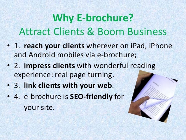 how to create an e brochure