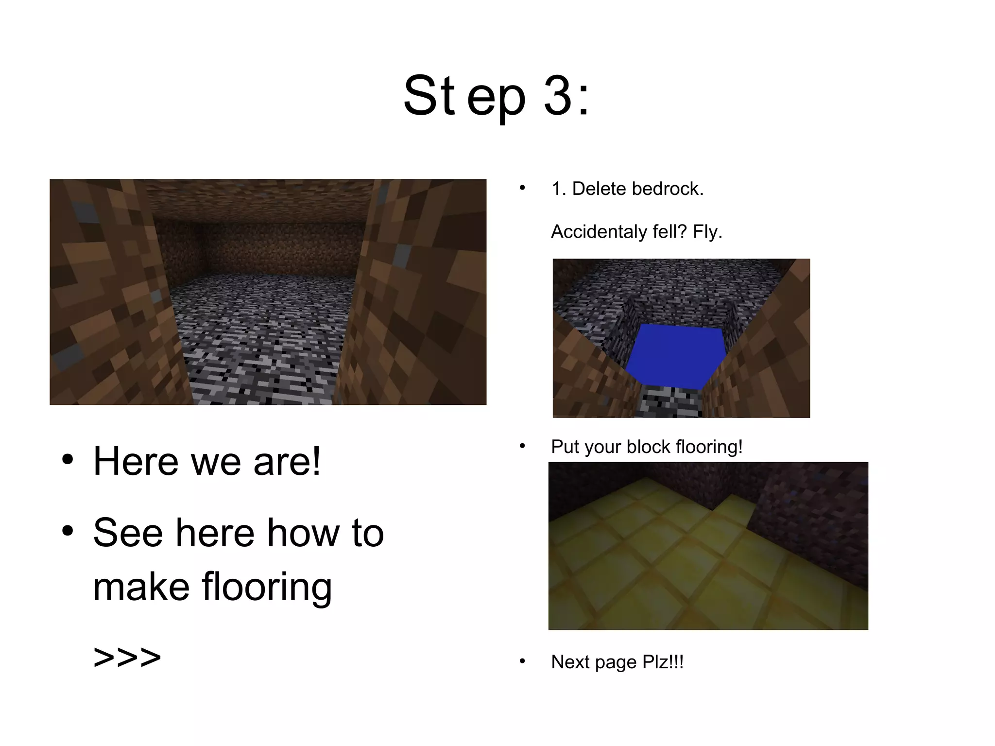 How To Make A Underground House In Minecraft