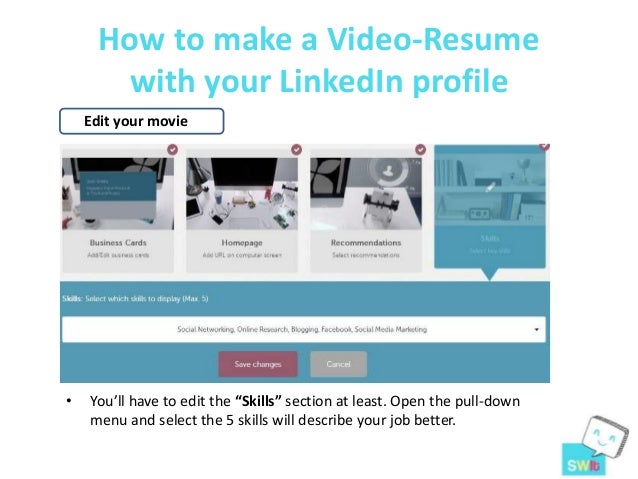 how to make a video resume with your linked in profile resu me tool create video resume online