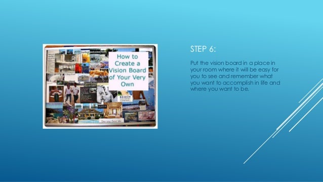 how to make a vision board powerpoint