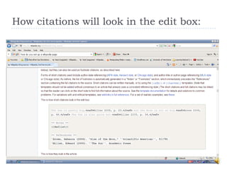 How citations will look in the edit box:
 