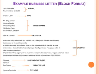 How to make business letter 2 | PPT