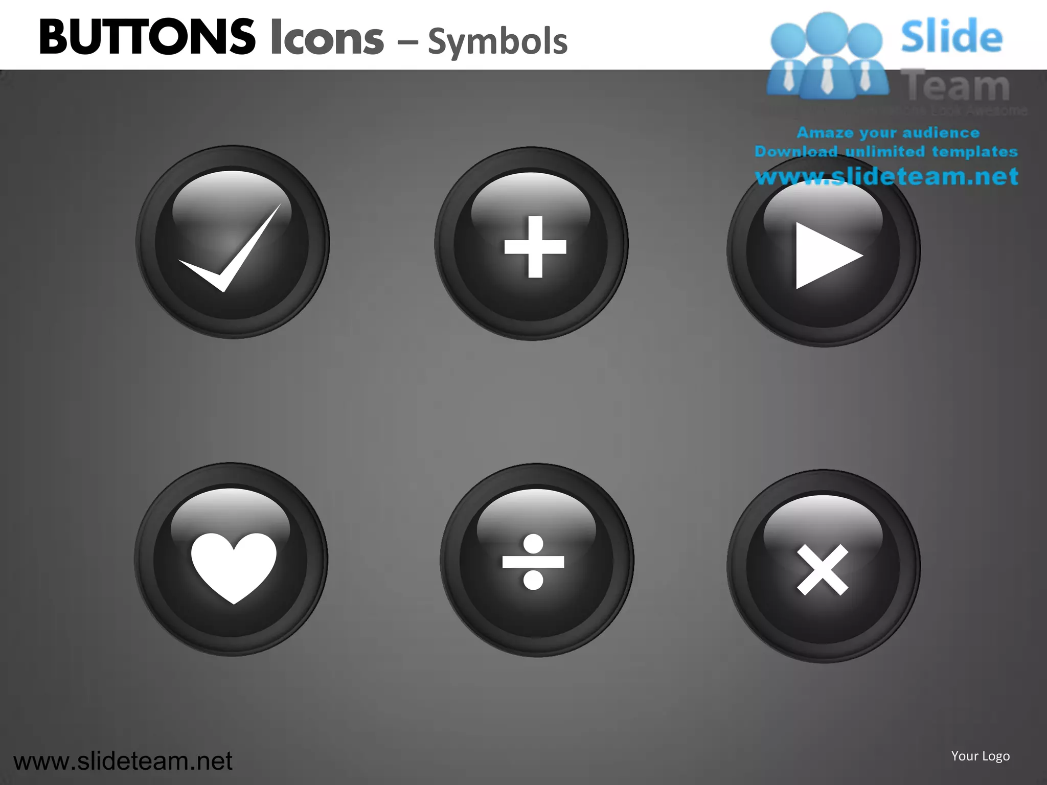 How to make create buttons icons powerpoint presentation slides and ppt ...