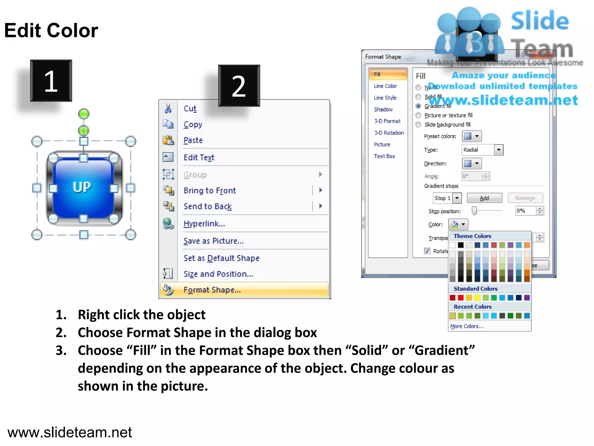 How to make create buttons icons powerpoint presentation slides and ppt ...
