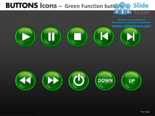 How to make create buttons icons powerpoint presentation slides and ppt ...