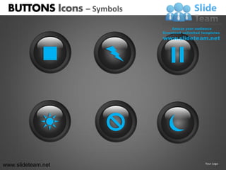 How to make create buttons icons powerpoint presentation slides and ppt ...