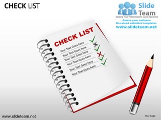 How to make create check list powerpoint presentation slides and ppt ...