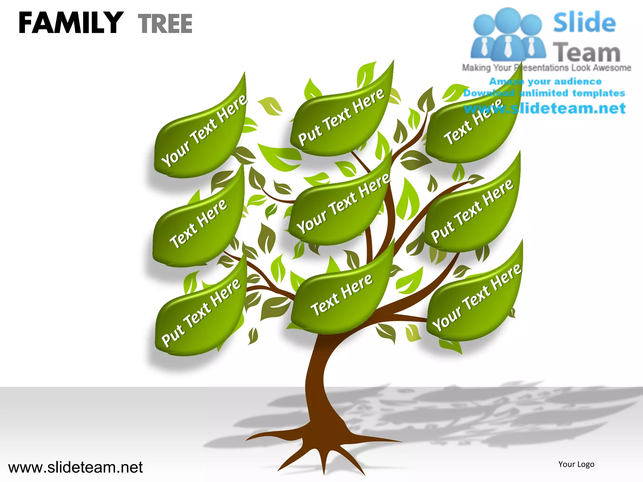 FAMILY TREE




www.slideteam.net   Your Logo
 