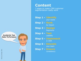 7 Steps how to make CRM customer segmentation really work | PDF